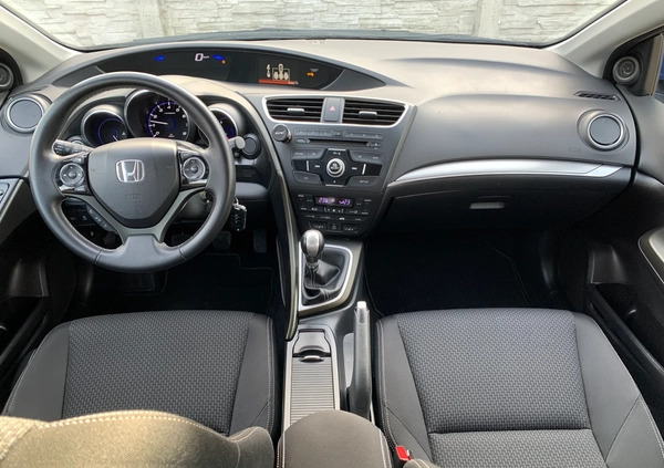 Honda Civic cena 51000 przebieg: 141232, rok produkcji 2015 z Szprotawa małe 562